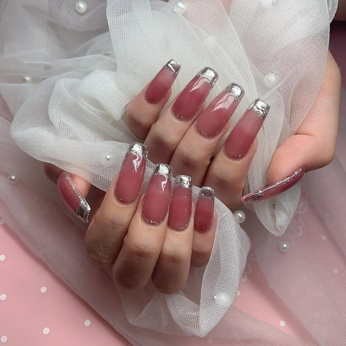 ネイル 長さ出し ネイルチップ Nail Salon kihi大塚店のネイルデザイン
