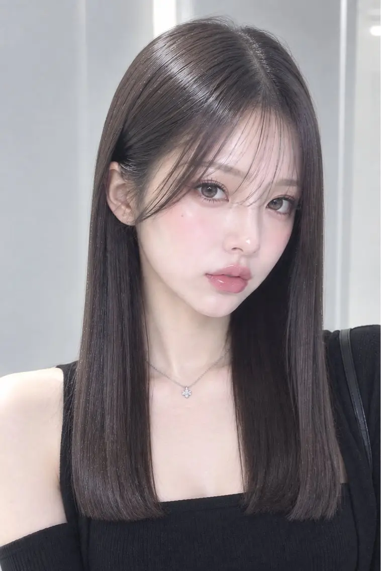 【秋限定🍂】酸性ストレート➕似合わせカット➕Aujuaトリートメント🩵の写真