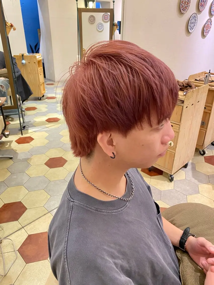 カラー メンズ カット ヘアカラー 菊池大一 溝の口パーマのヘアスタイル