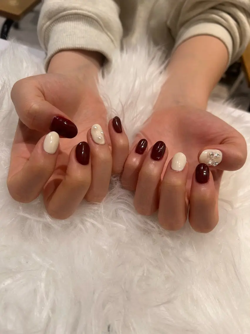 ネイル 成人式 長さ出し 韓国ネイル ショートネイル ハンドネイル ♡ハイトーン★ ネイル/しの♡のヘアスタイル