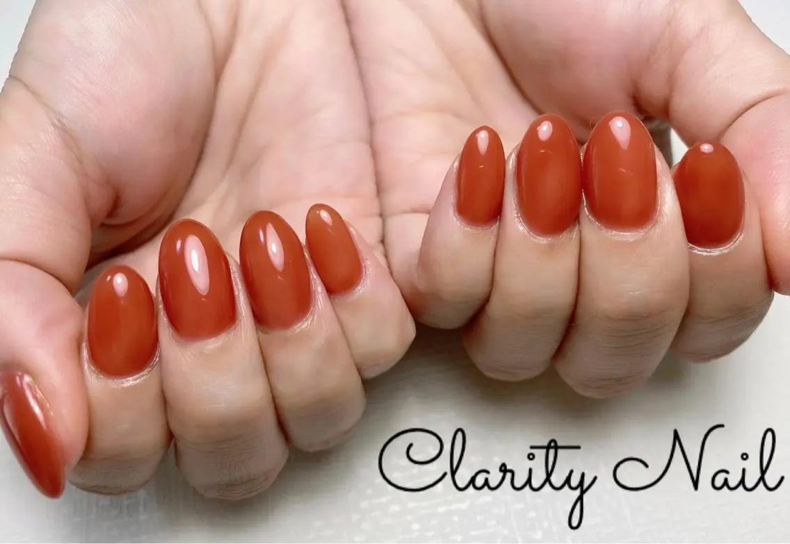 ネイル ワンカラーネイル ハンドネイル Clarity Nailのネイルデザイン