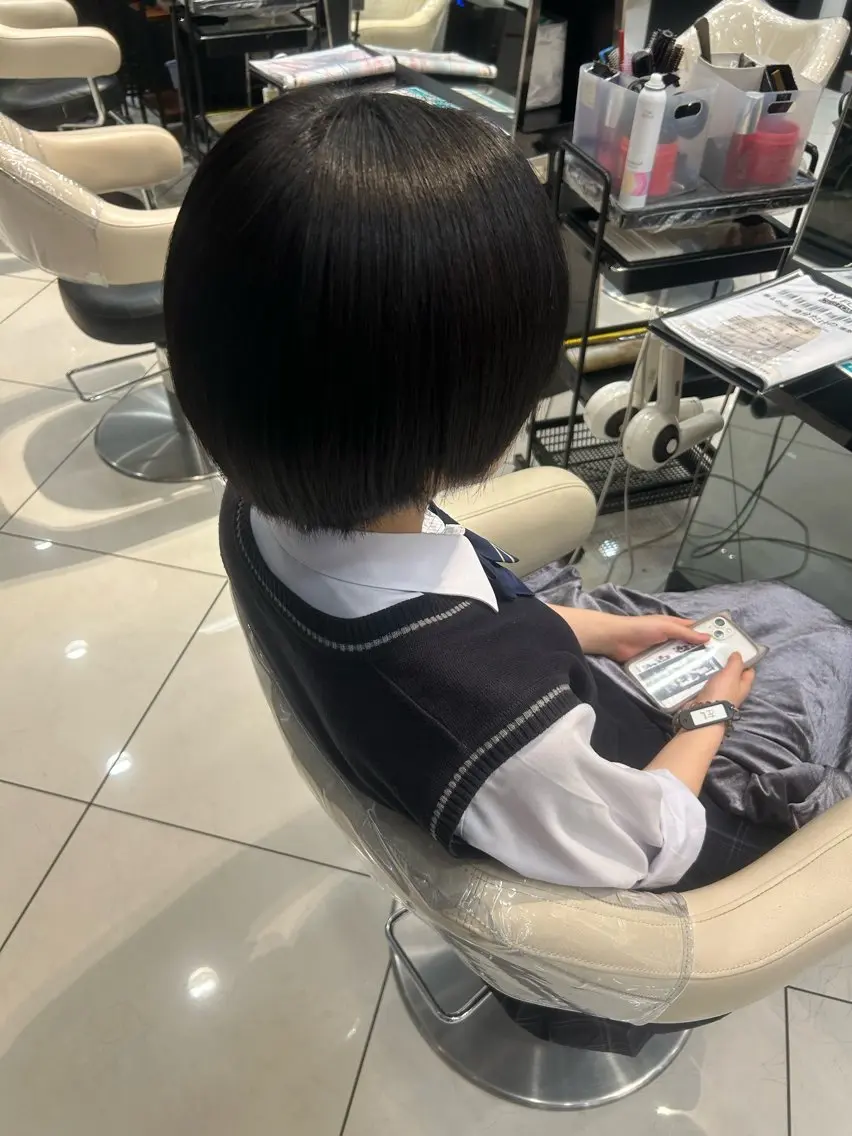 ショート ショートヘア 秋葉原/髪質改善特化 鹿倉尊のヘアスタイル