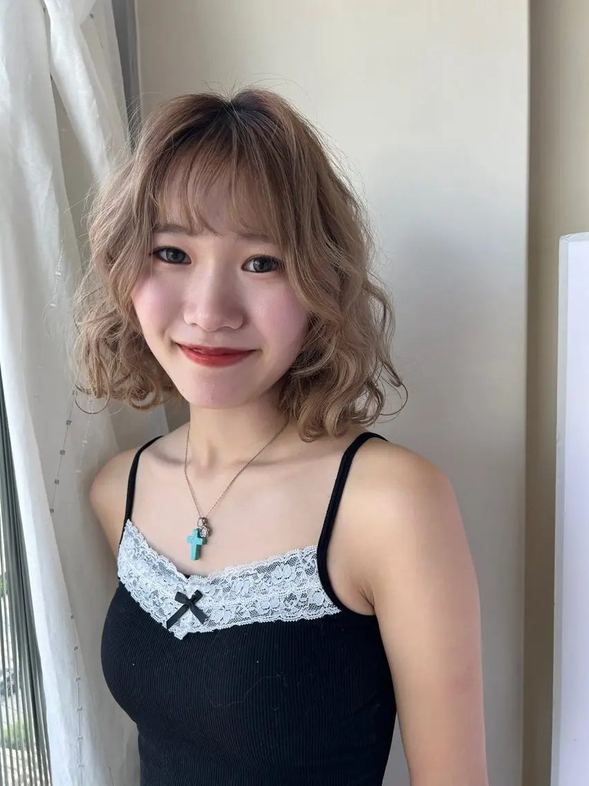 【人気No.1】🎀パツっと切りっぱなしボブカット+クイックトリートメント🎀の写真