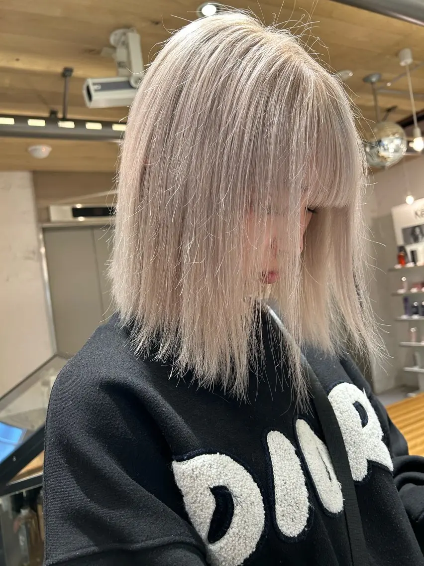 ショート カラー カット ヘアカラー トリートメント メンズ多数⚡ブリーチ 特化💚Acchonのヘアスタイル