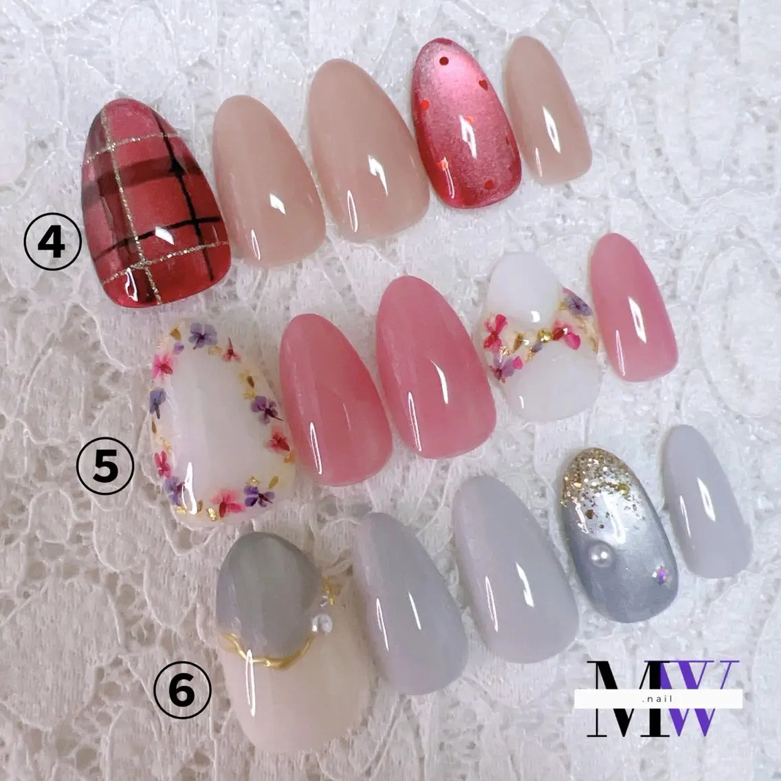 ネイル アートネイル ハンドネイル MW .nailのネイルデザイン