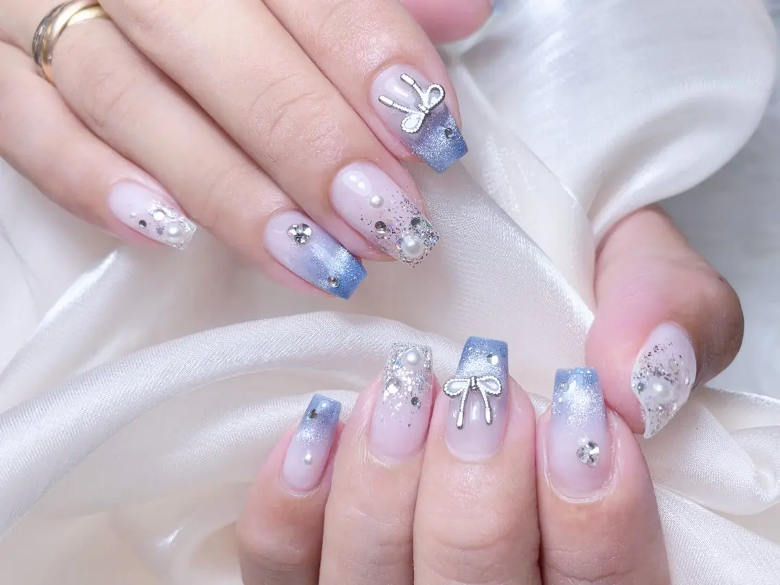 ネイル ハンドネイル M🌷nail 長さだし専門店のネイルデザイン