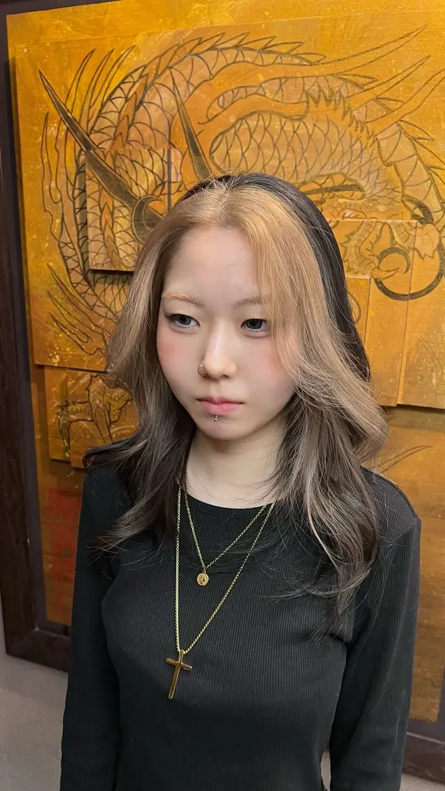🌈デザインカラー(ブリーチ込み)🌈+トリートメントの写真