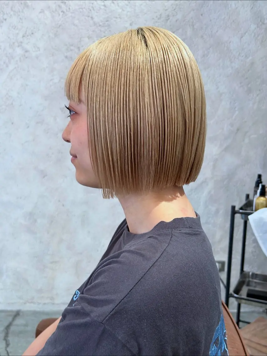 ショート ボブ カット ボブ/レイヤー 大阪梅田/きょうかのヘアスタイル