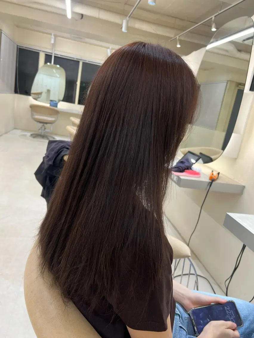カラー ヘアカラー トリートメント 重松 丈博のヘアスタイル