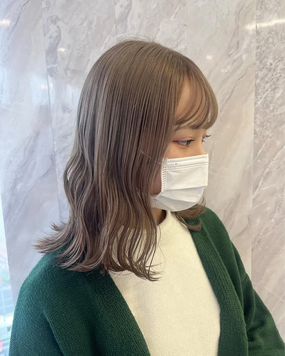 ミディアム カラー ヘアカラー トリートメント 🏅EIGHT難波/ 【店長】タモツのヘアスタイル