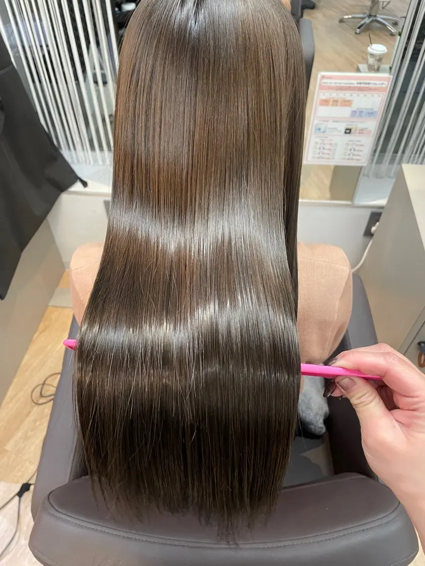 ロング カラー 髪質改善 吉留愛加/ 似合わせカットのヘアスタイル