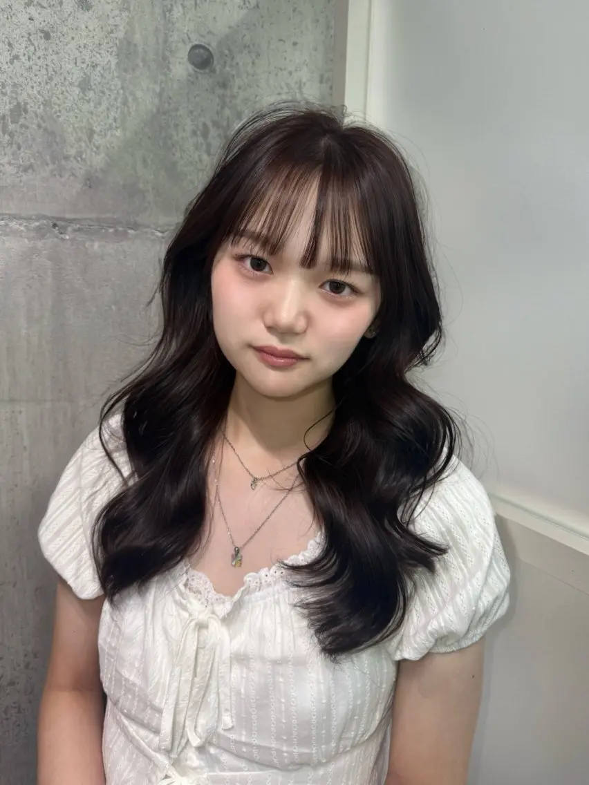 ロング カット ヘアカラー トリートメント ayano /レイヤー/艶カラーのヘアスタイル