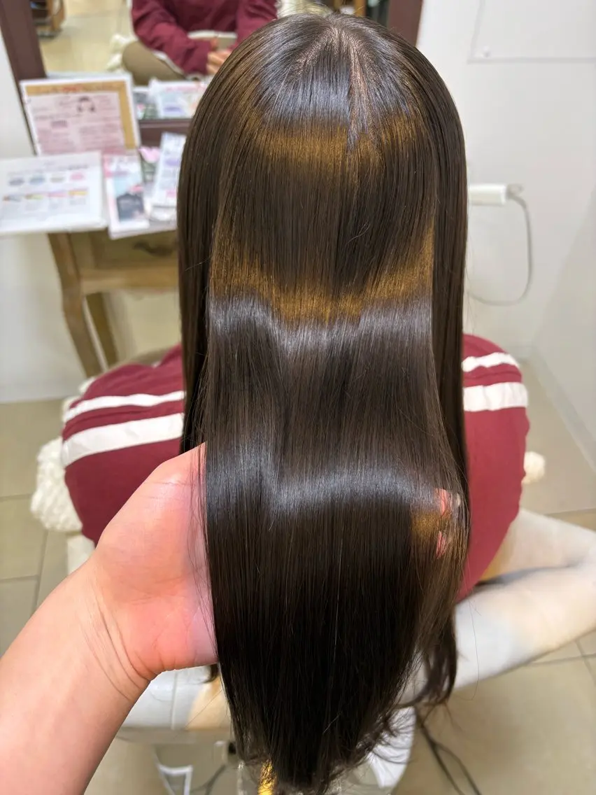 ロング 髪質改善 トリートメント トリートメント eMuエミュ‪ ¨̮⃝ayakaのヘアスタイル