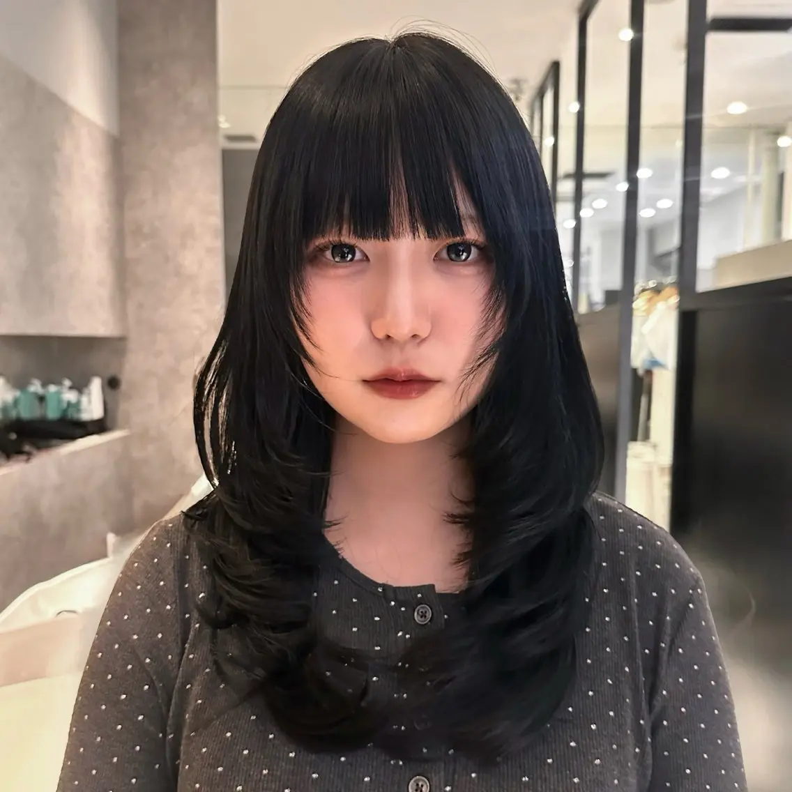 ミディアム ミディアムレイヤー レイヤーカット レイヤーカット特化/ 🌛Mizukiのヘアスタイル