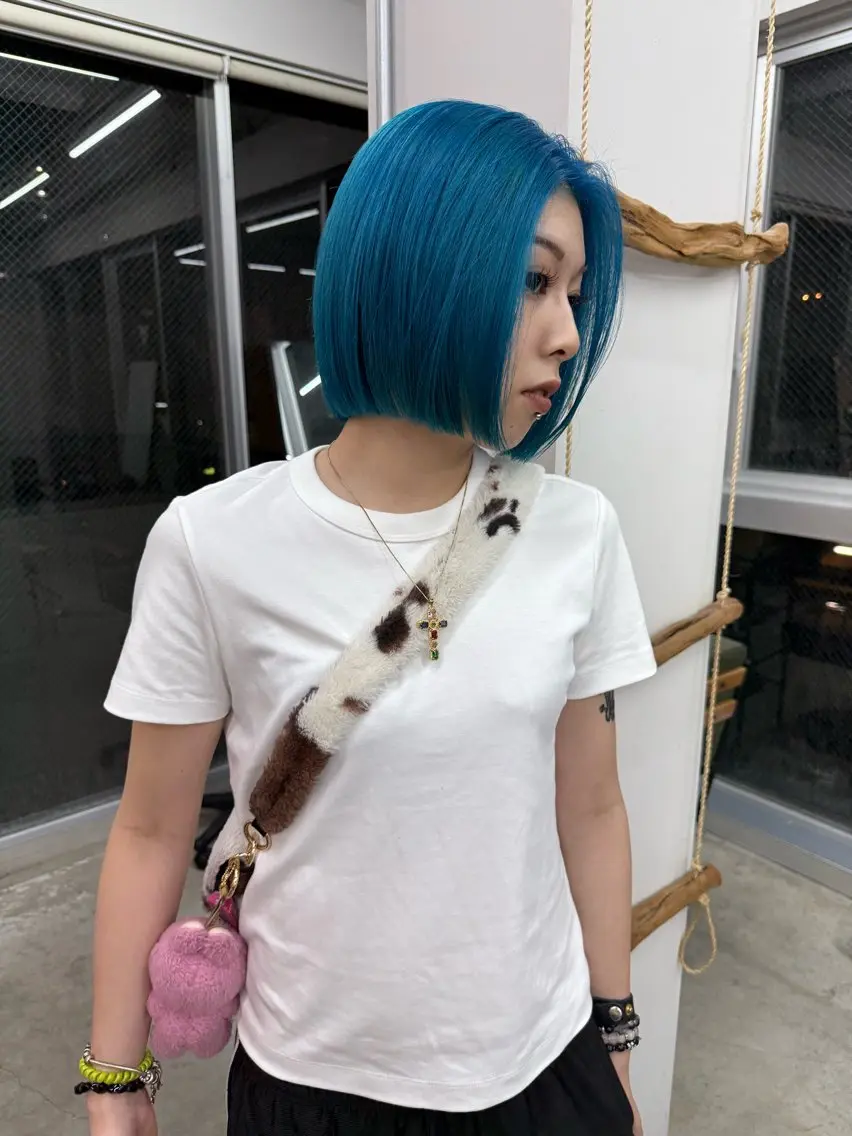 【当日予約可◎ミニモ限定価格】🖤カット＋ダブルカラー＋トリートメント🖤の写真