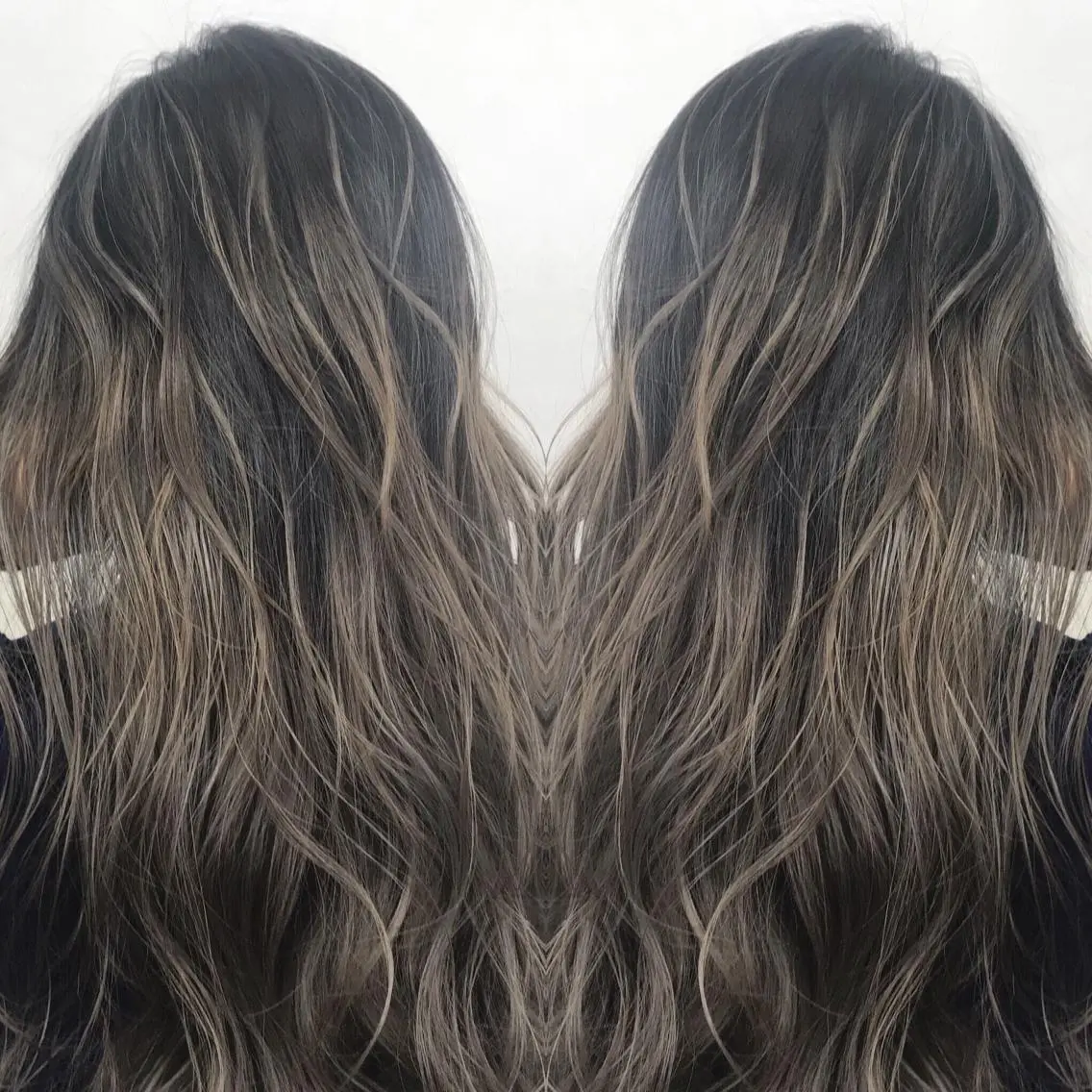 ロング カラー LUSTRE クロサワのヘアスタイル