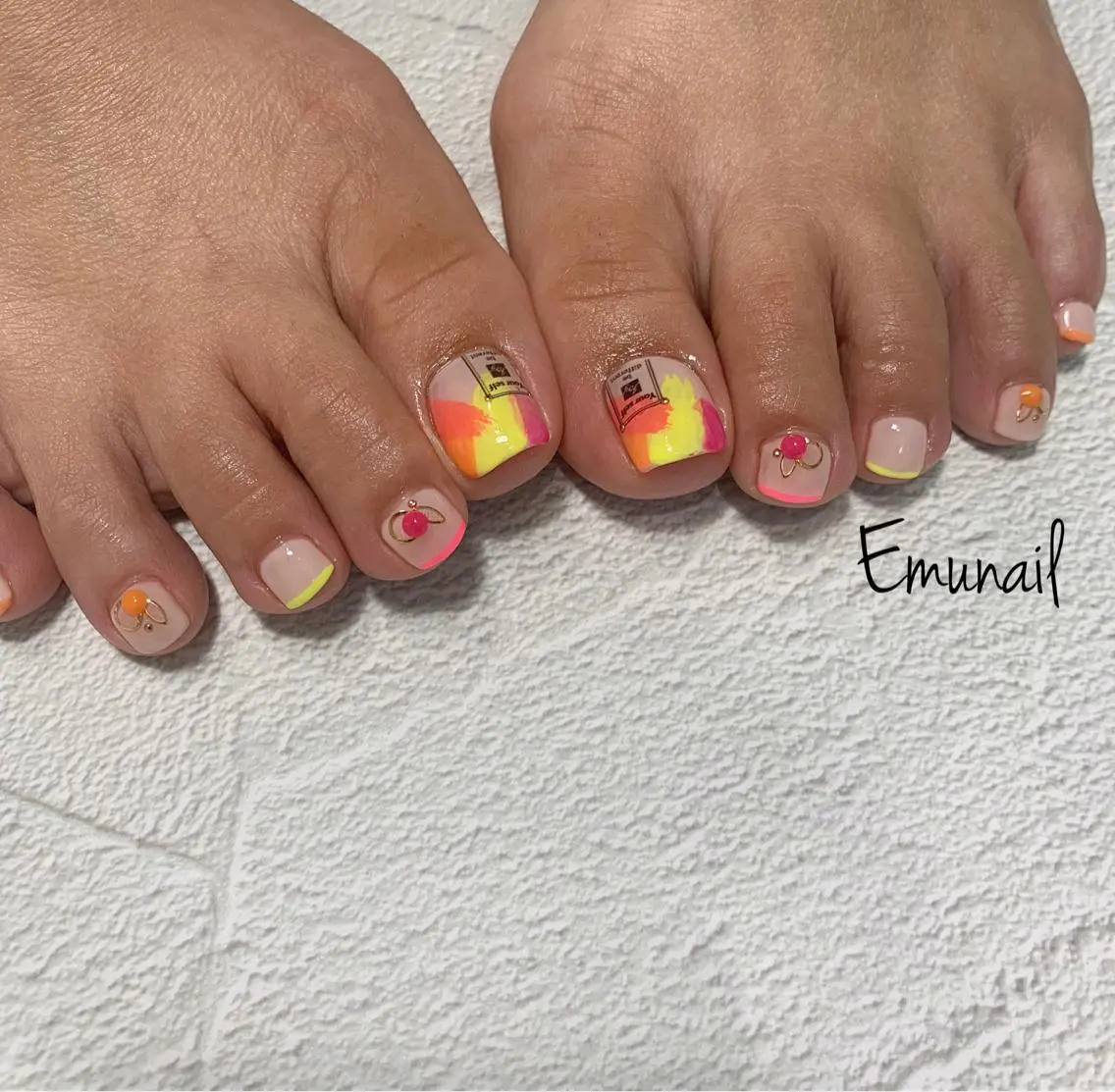 ネイル フットネイル Emu Nailのネイルデザイン