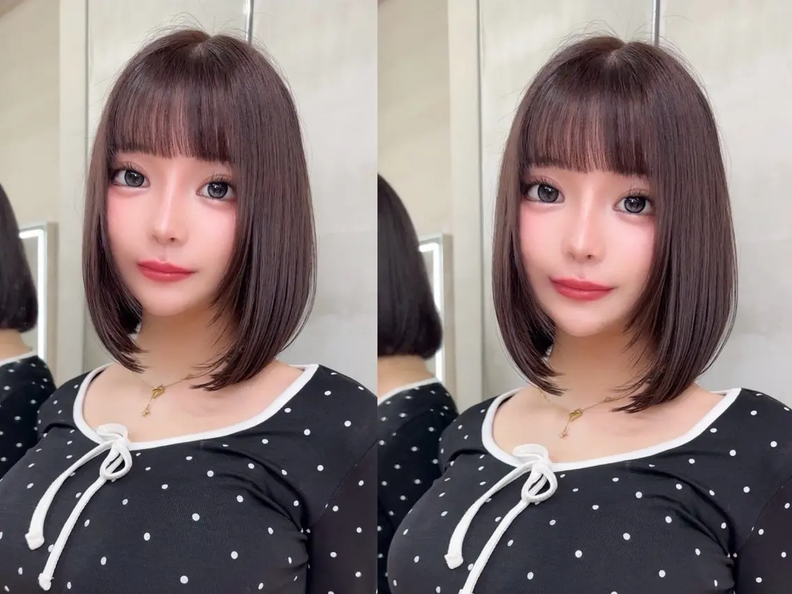 ミディアム カラー ベージュカラー ブリーチ 透明感カラー ブリーチなしカラー 髪質改善 ✨髪質改善特化✨副 店長椎葉信乃介のヘアスタイル
