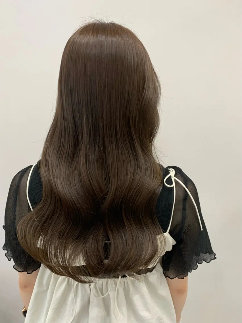 ロング カラー 🍓韓国ヘア レイヤ ーカット🍓笠原 葵のヘアスタイル