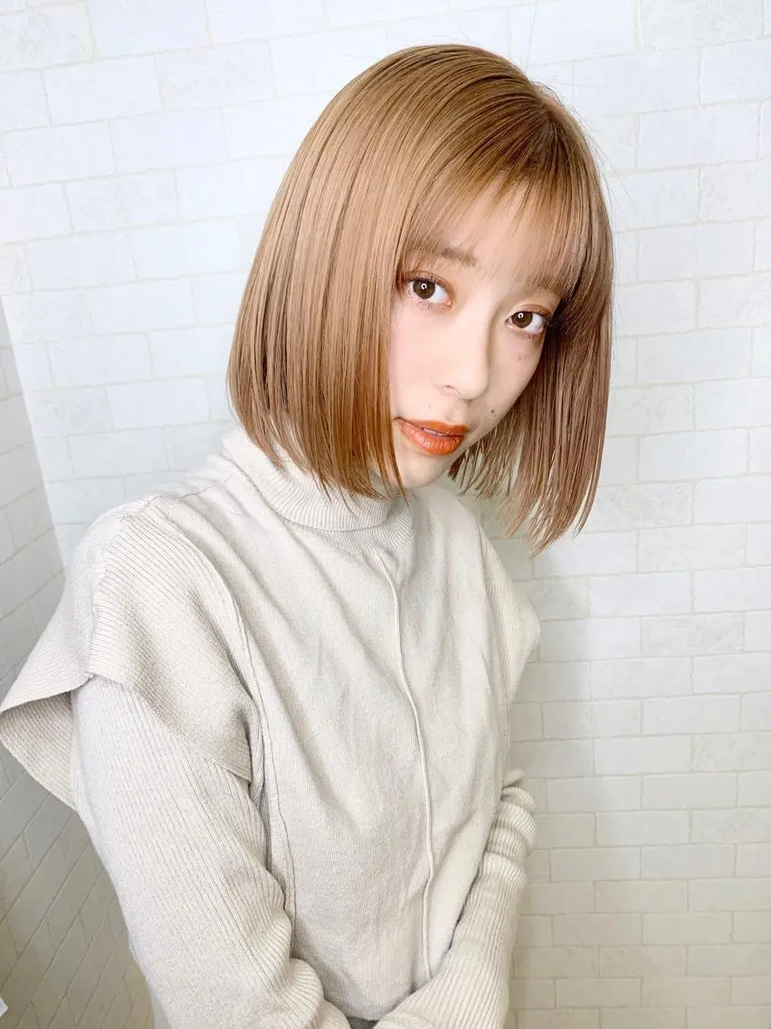 【透明感とツヤ】カット &ヘアカラーの写真