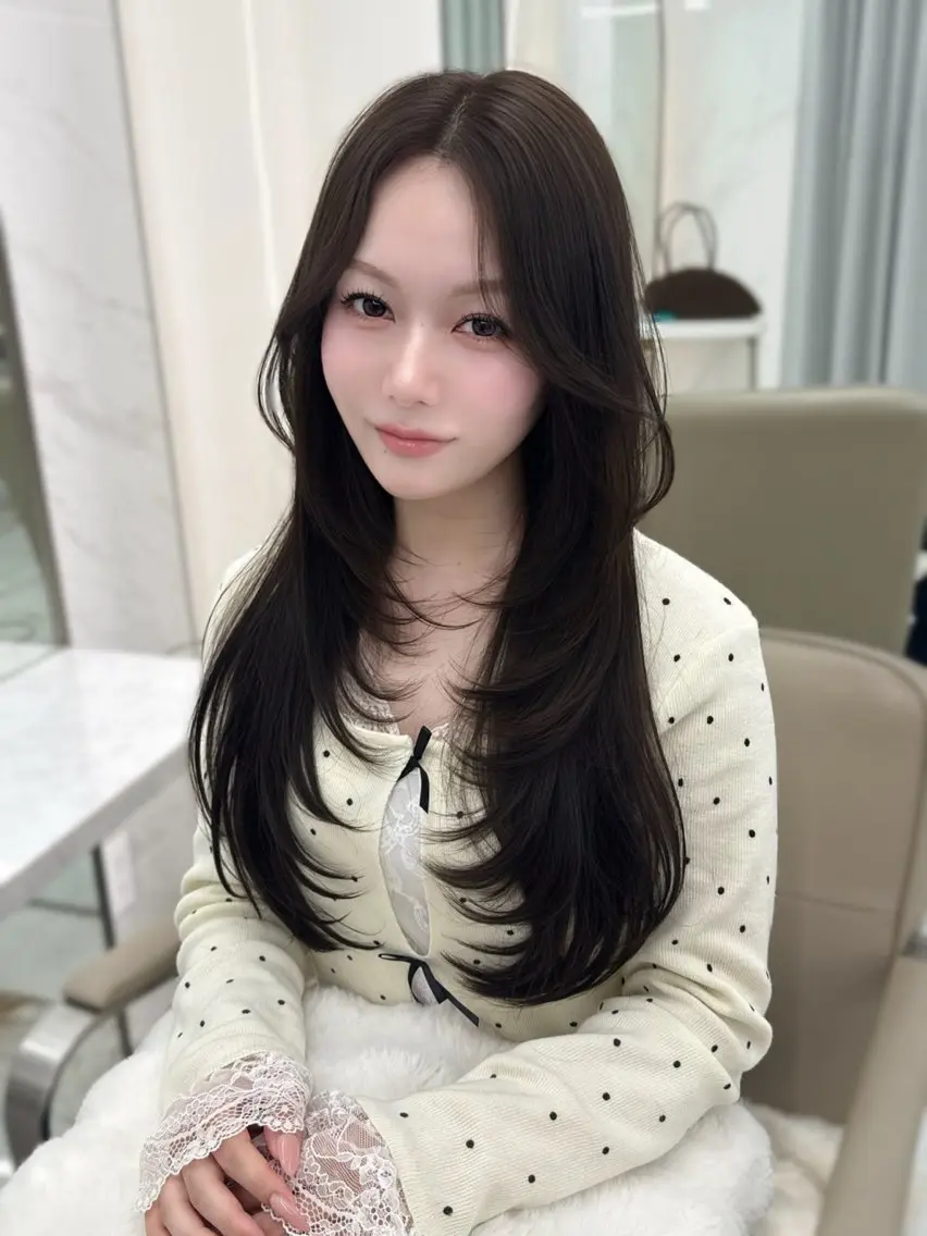ロング カラー 小林 拳人のヘアスタイル