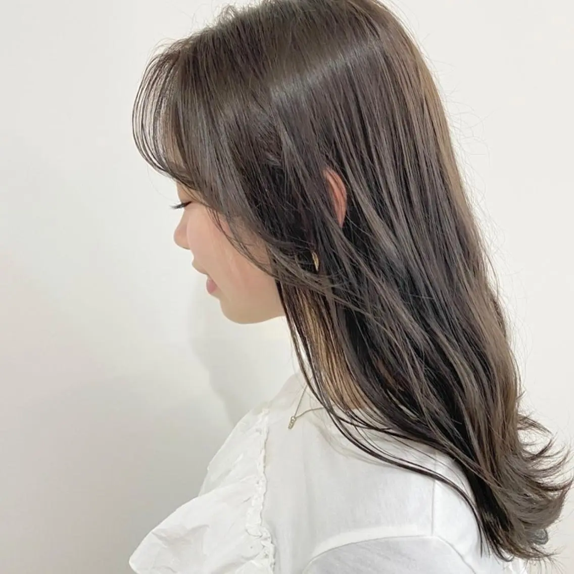 セミロング カラー お洒落パーマ/ 艶カラー/michiのヘアスタイル