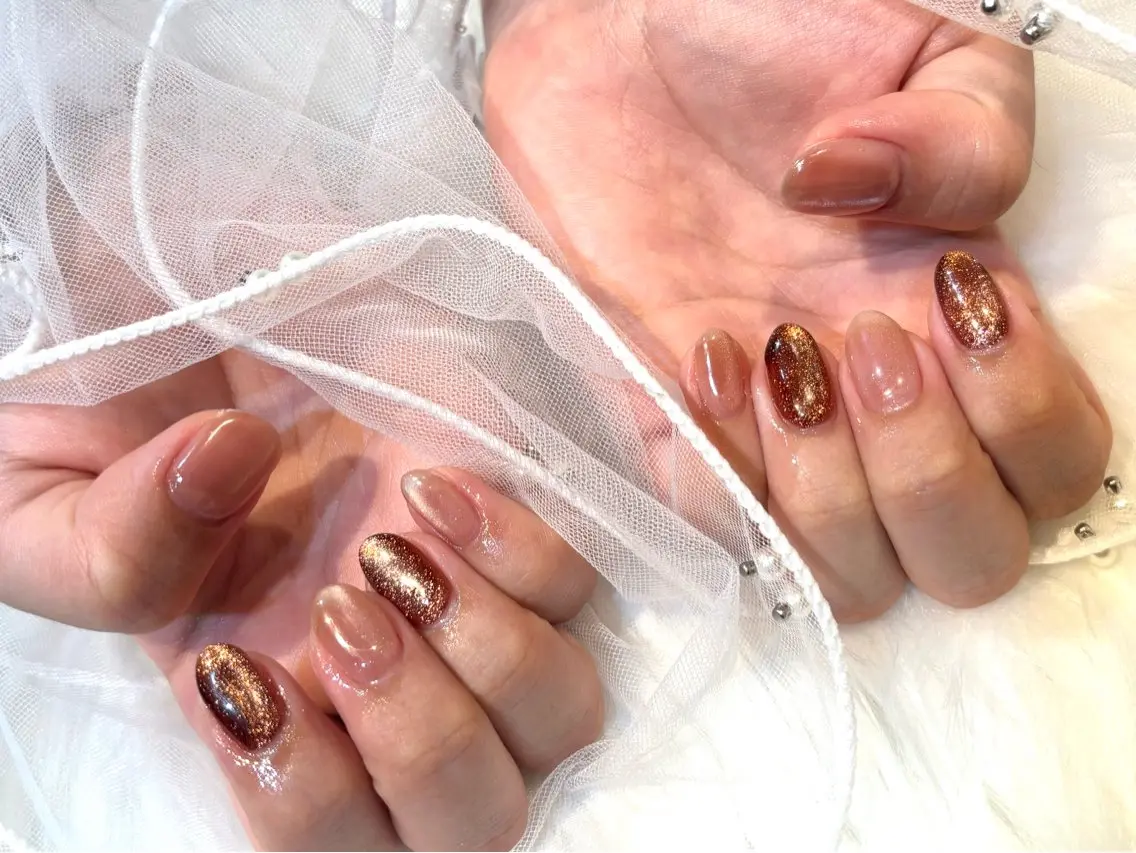 ネイル マグネットネイル 若江岩田/ROBED nailsalonのネイルデザイン