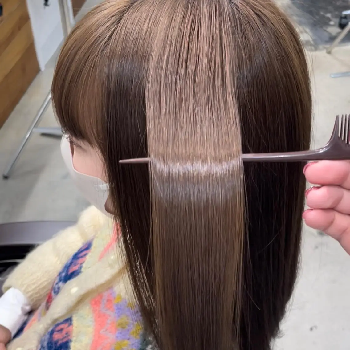 ロング 本田 央介のヘアスタイル