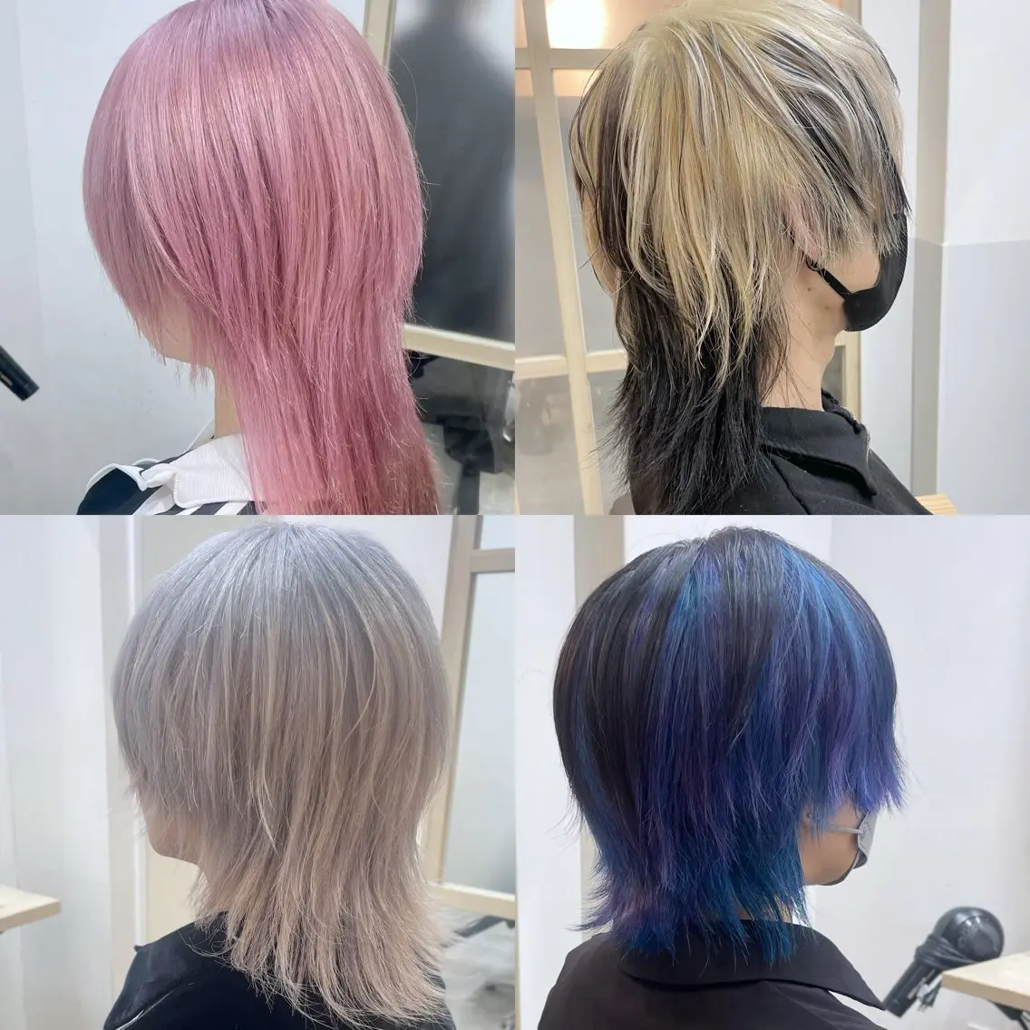 ミディアム カラー カット ヘアカラー ☁️ケアブリーチ￤ ウルフ￤Shioriのヘアスタイル