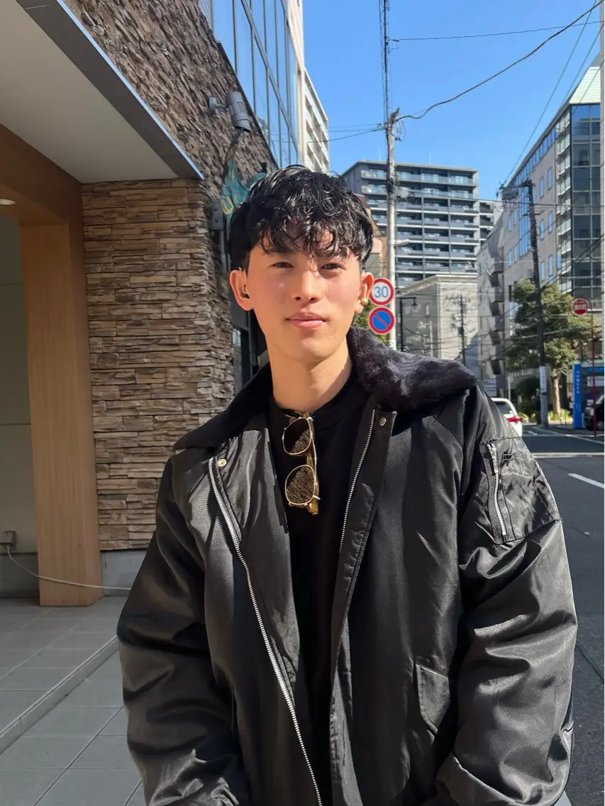 メンズ スペインカール カット パーマ ANY/メンズ特化/ シバヤ ユウキのヘアスタイル