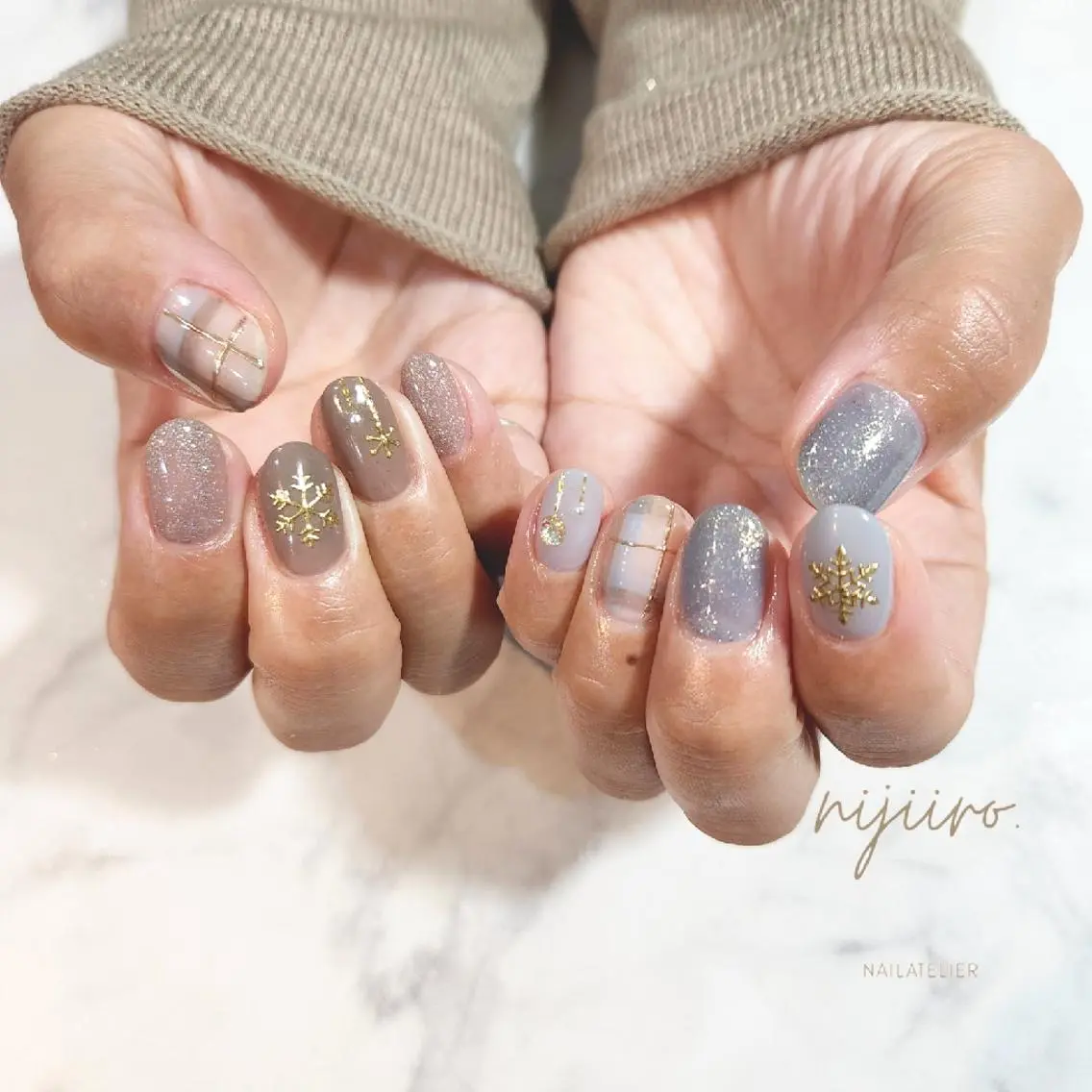 ネイル ハンドネイル nijiiro🌈 サトウのネイルデザイン