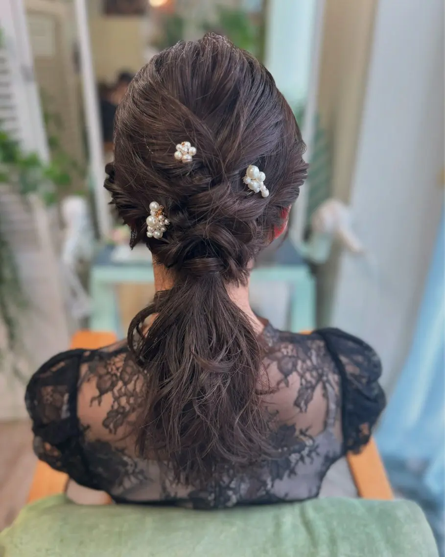 ヘアアレンジ 個室サロン🌼万希 ヘアケア/ヘッドスパのヘアスタイル