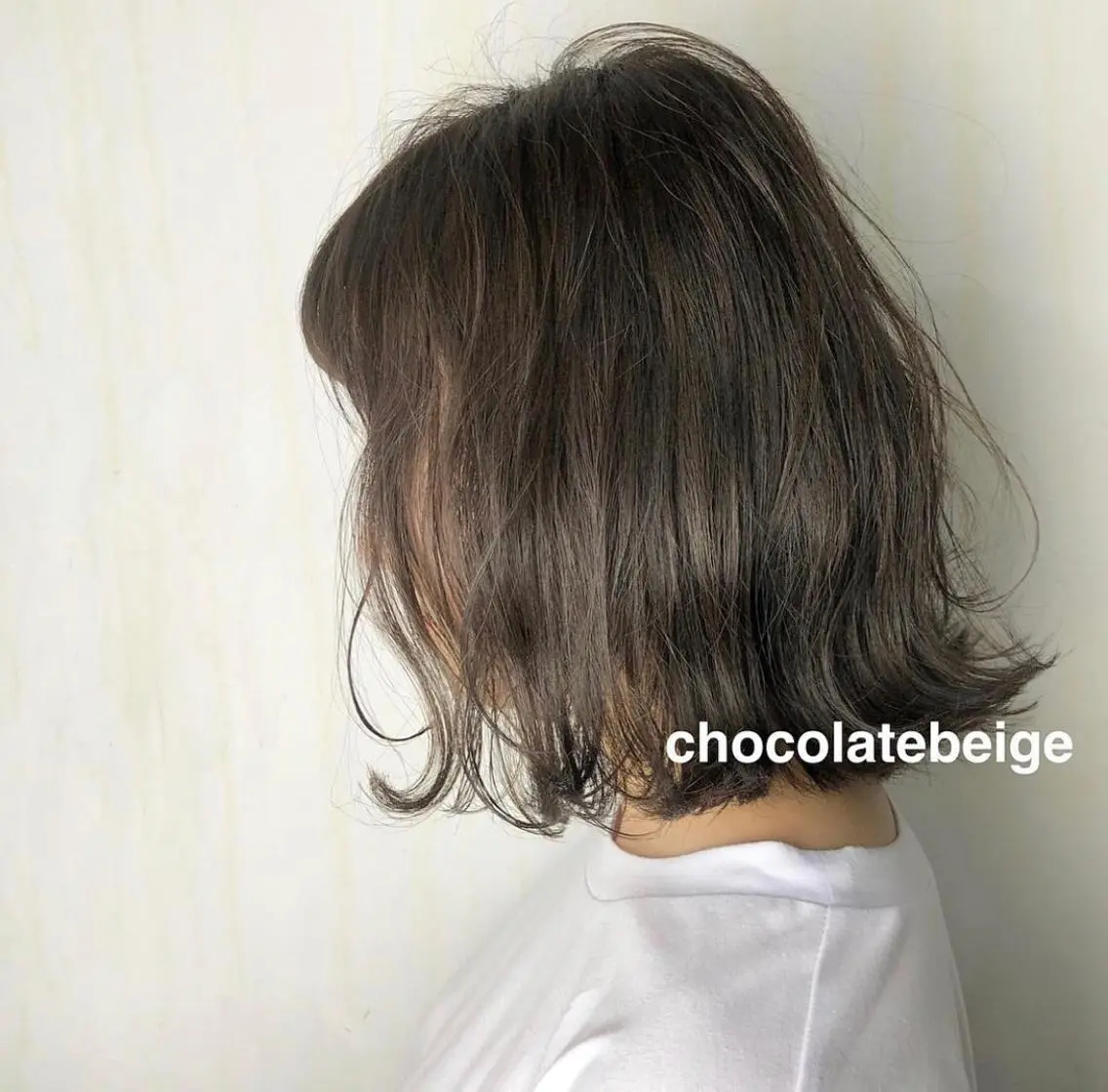 カラー ボブ♡柔らかいカラー 實松栞理のヘアスタイル