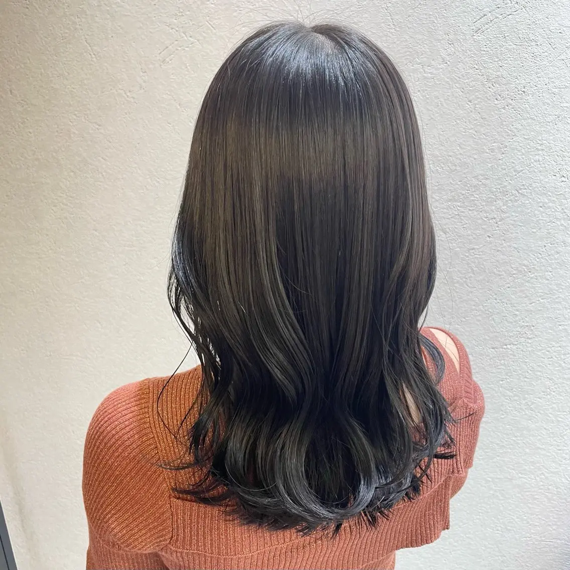 カラー 透明感カラー 銀座：似合わせカラー オリーブ🫒アレンジのヘアスタイル