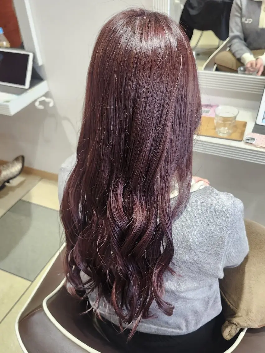 ロング カット ヘアカラー トリートメント 暖色カラー/髪質改善 /メンズ🧡莉南のヘアスタイル