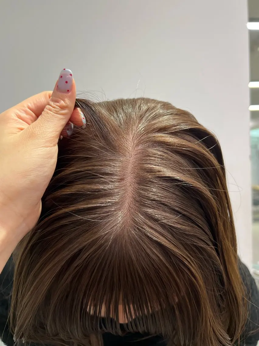 ミディアム カラー ヘアカラー トリートメント うるぷる髪 🤍 Naanoのヘアスタイル