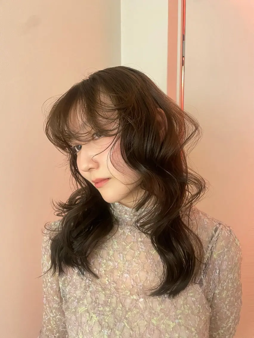 ロング カラー ヘアカラー SEE.カシワバラ リコのヘアスタイル
