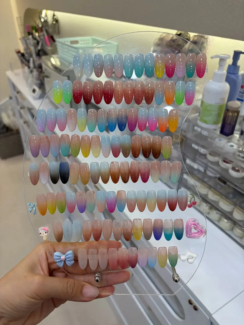 ネイル グラデーション 今里.鶴橋 YUME NAILのネイルデザイン