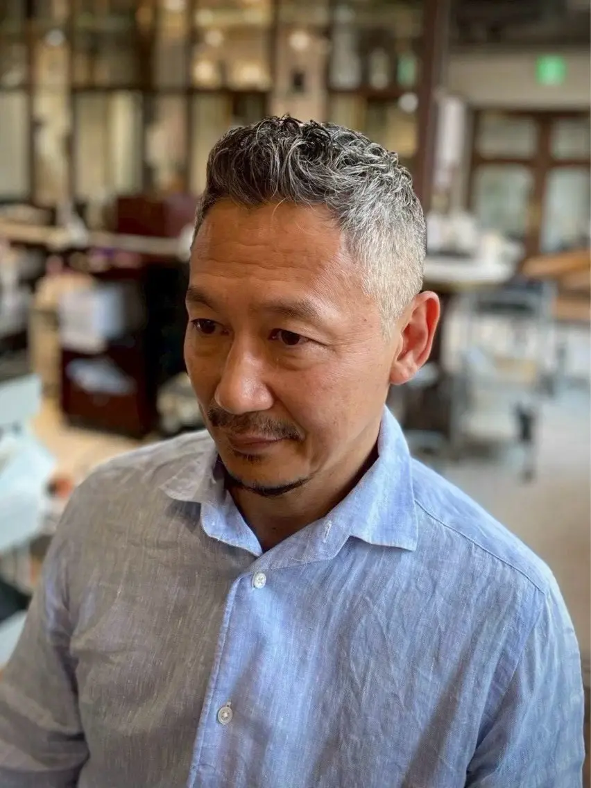 ショート 💈イケオジヘア💈 千歳のヘアスタイル