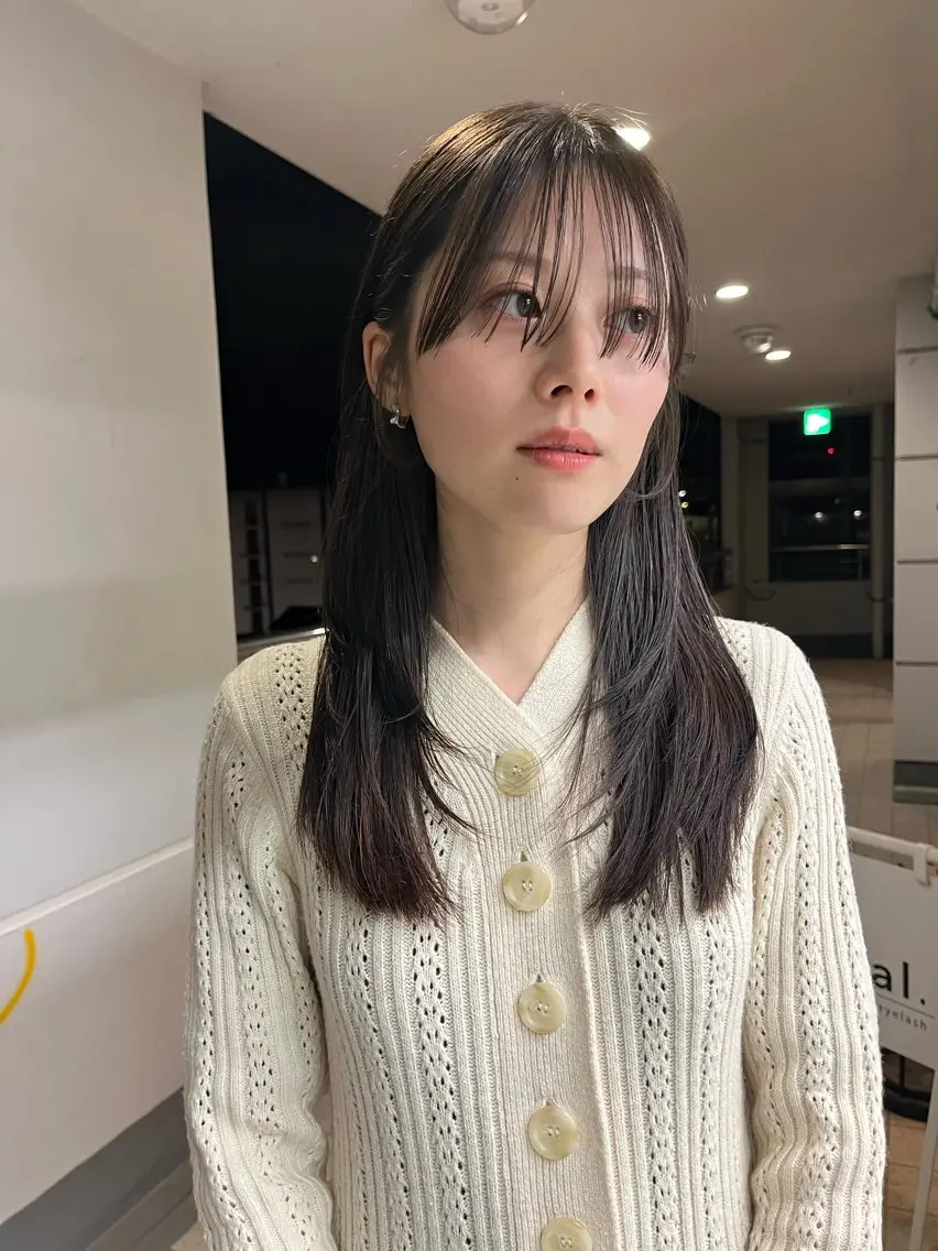 セミロング カラー カット ヘアカラー IROW/イロウ天神 大名店 yamaのヘアスタイル