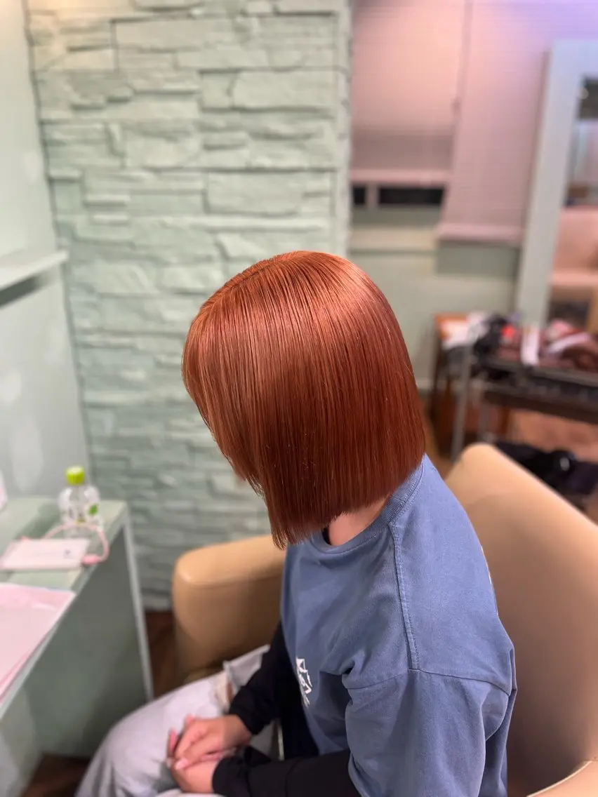 カラー ʜᴀʀᴜɴᴇ💖／ 艶髪、ツヤカラーのヘアスタイル