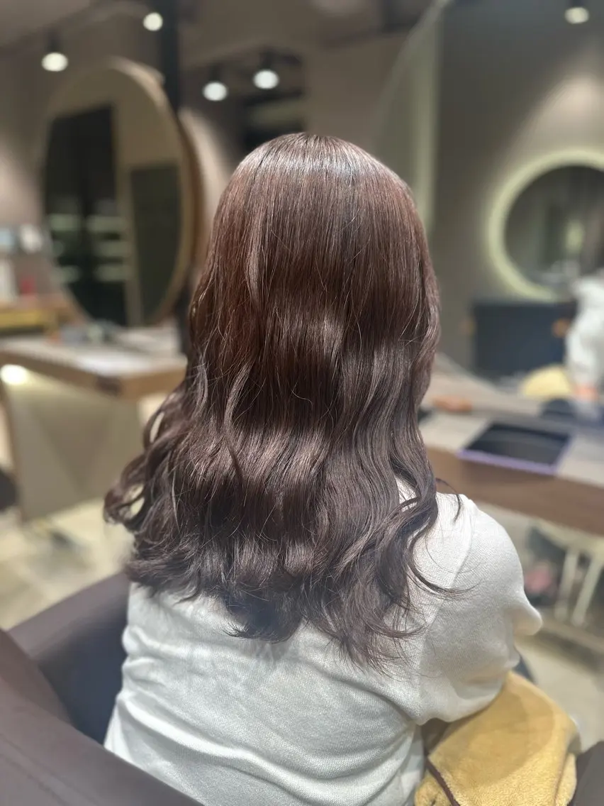 ミディアム ヘアカラー 🖤ྀི渡邉 あみか🖤ᩚのヘアスタイル