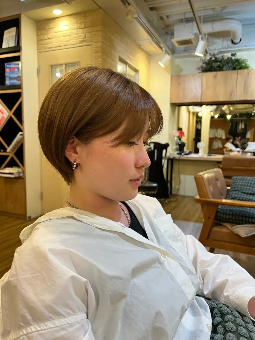 ショート ショートヘア 高田 郁弥のヘアスタイル
