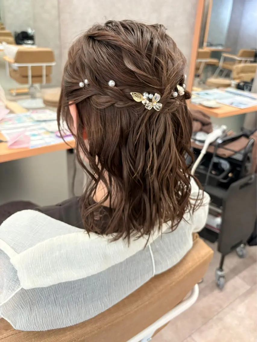 ヘアアレンジ つちだ ゆうひのヘアスタイル