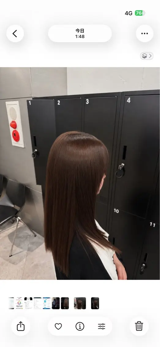 セミロング 縮毛矯正 ❄️艶カラー/メンズ カット❄️tomoのヘアスタイル