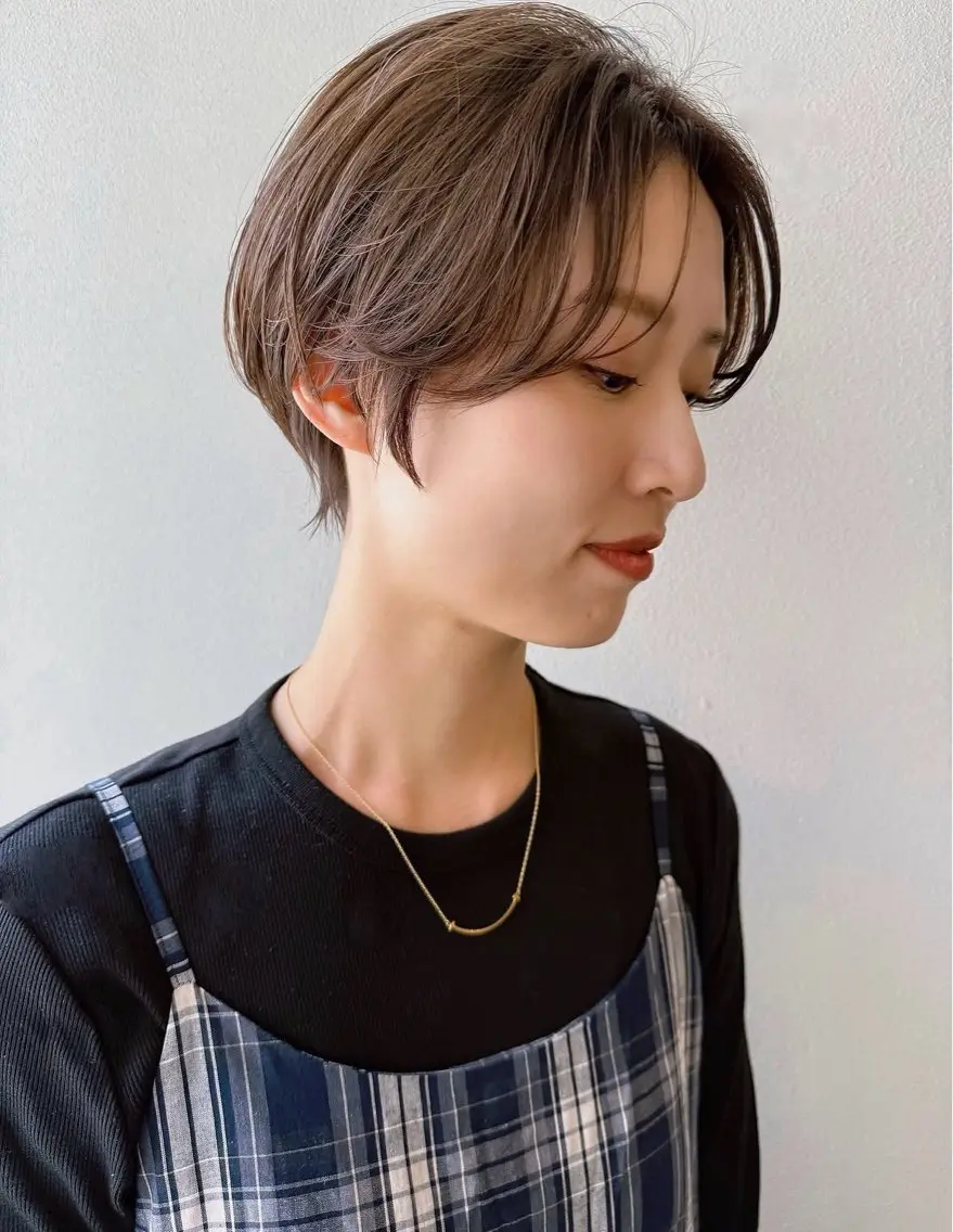ショート ショートヘア peige 西村ひなりのヘアスタイル