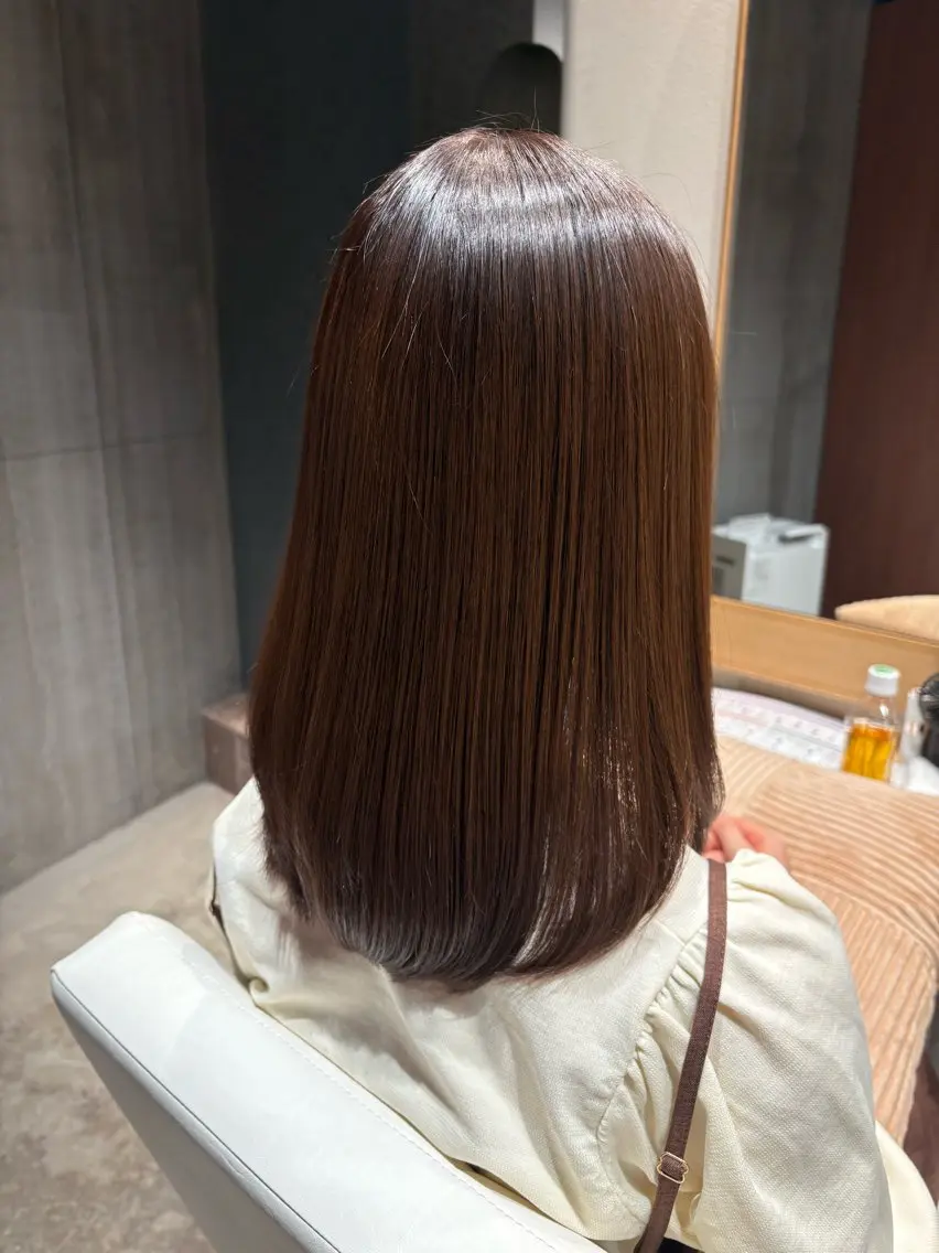 ミディアム カラー 銀座/骨格診断 垢抜けレイヤー/菅原のヘアスタイル
