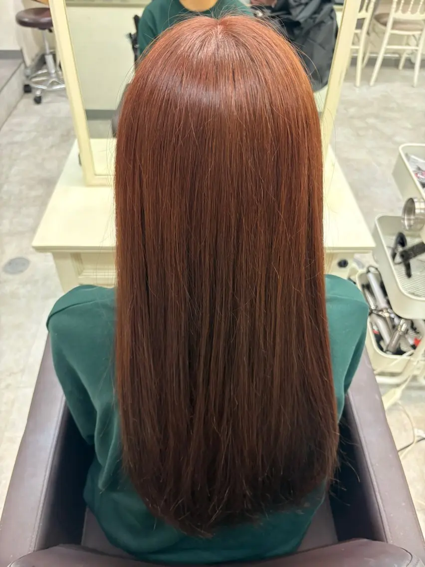 ロング カラー ヘアカラー トリートメント 🦈プルエクステ🦈 shizuku✨️のヘアスタイル