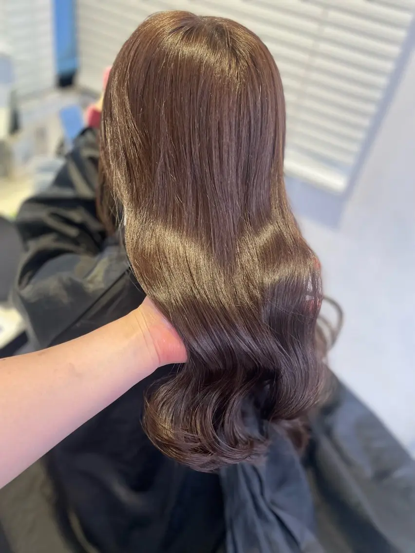 セミロング カット ヘッドスパ ヘアセット うる艶トレンドヘア 🕊️上野BABYのヘアスタイル