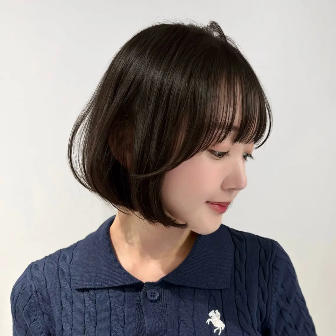 ショート ボブ 横岡 亜香里のヘアスタイル